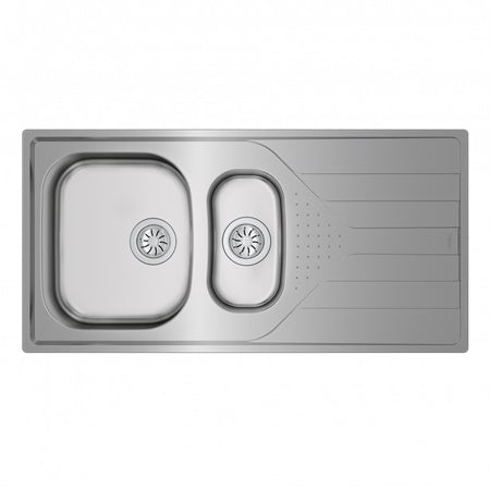 Chiuveta din inox Teka UNIVERSE 60 T-XP 1½B 1D, 1000 mm x 500 mm, 1,5 cuve, Inox lucios, Picurator dreapta