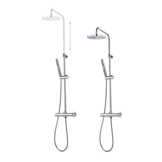 Sistem de dus, Teka MT PLUS, termostat, buton ECO, comutator automat integrat, crom