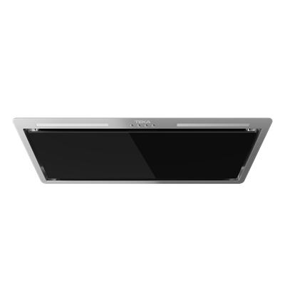 Hota incorporabila Teka GFL 77651 EOS BK, 70 cm, Free Outlet: 735 m3/h, Clasa A+, Inox/cristal negru