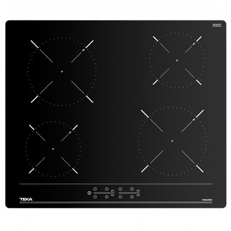 Plita electrica cu inductie Teka IBC 64000 TTC, 6 zone, 60 cm, sticla neagra