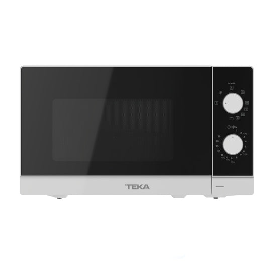 Cuptor free standing Microunde cu functie Grill Teka MW FS20 G WH, capacitate 20l, 700 W, 5 niveluri de putere, 4 functii, Alb