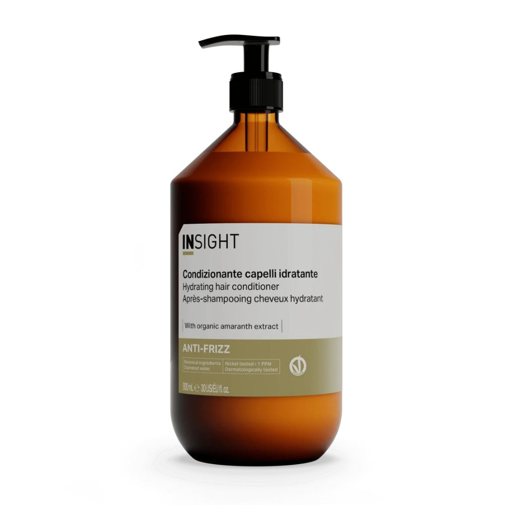 Balsam organic hidratant si anti friz, cu extract din semințe de in, INSIGHT, IAF211, 900 ml