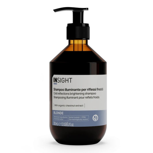 Sampon pentru par blond, iluminant, organic, INSIGHT, IBL310, 350 ml
