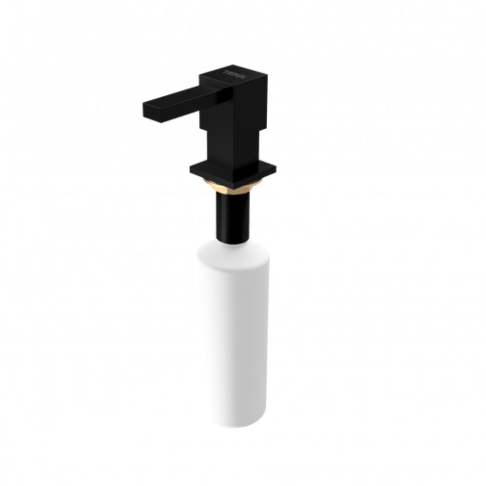 Dozator detergent Teka SQUARE, metal, 350 ml, negru