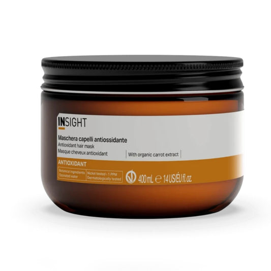Masca pentru par atioxidanta, organica, INSIGHT, cu extract de morcov, IAO212, 400 ml
