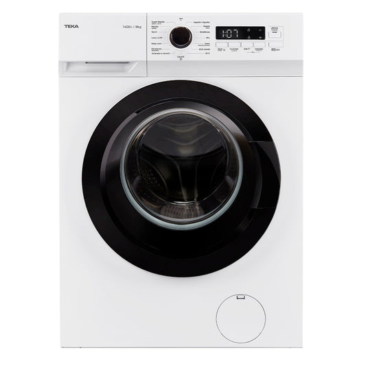 Masina de spalat rufe Teka WMK 40940 WH, 9 kg, 1400 rpm, 15 programe de spalare, 60 cm, Clasa A, alba