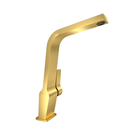 Baterie de bucatarie Teka ICC 915 Brass, cu teava inalta, alama