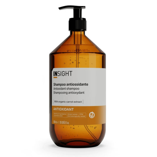 Sampon pentru par atioxidant, organic, INSIGHT, cu extract de morcov, IAO210, 900 ml
