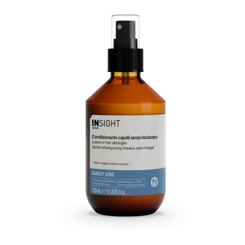 Balsam pentru par, fara clatire, utilizare zilnica, cu extract de lamaie, organic, INSIGHT, IDU313, 150 ml