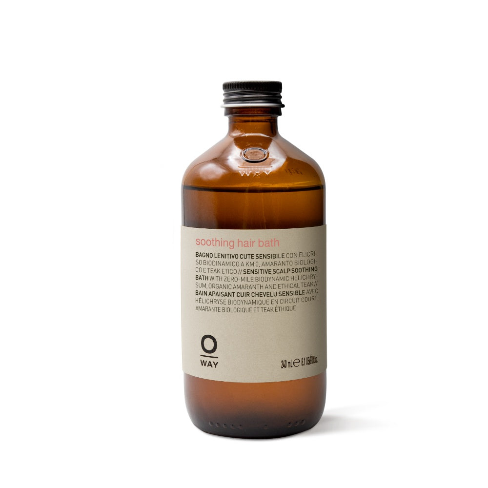 Sampon calmant pentru scalp sensibil, cu mahon, fenicul, organic, sticla cu capac din aluminiu, OWAY, OWH-SO007, 240 ml