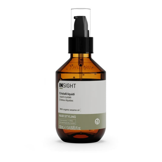 Ulei pentru par, cu cristale lichide, efect anti-frizz, organic, INSIGHT, IST087, 100 ml