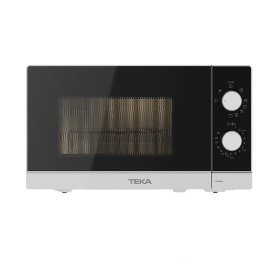 Cuptor free standing Microunde cu functie Grill Teka MW FS20 G WH, capacitate 20l, 700 W, 5 niveluri de putere, 4 functii, Alb