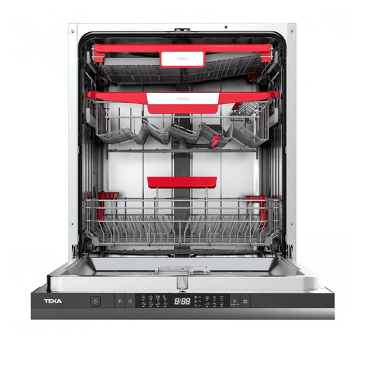 Masina de spalat vase Teka DFI 86850 XL, complet incorporabila, 16 seturi, 8 programe de spalare, 60 cm, motor invertor, clasa A