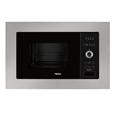 Cuptor încorporabil Microunde Teka MWE 225 FI, Grill, 20l, 3 functii, Sticla neagra