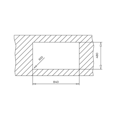 Chiuveta din Tegranite+ Teka STONE 50 B TG, 1 cuva, 860 mm x 510 mm, SCHWARZMETALLIC