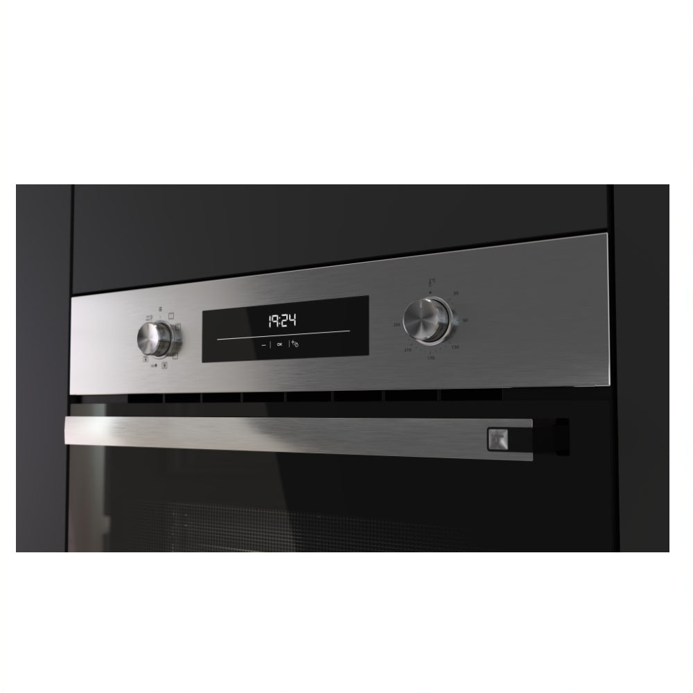 Cuptor electric Teka NEO HSB 6360 SS, 8 functii, ThermoSeal, HydroClean®, butoane Pop in/out, 60 cm, 70l, A+, Inox anti-pata