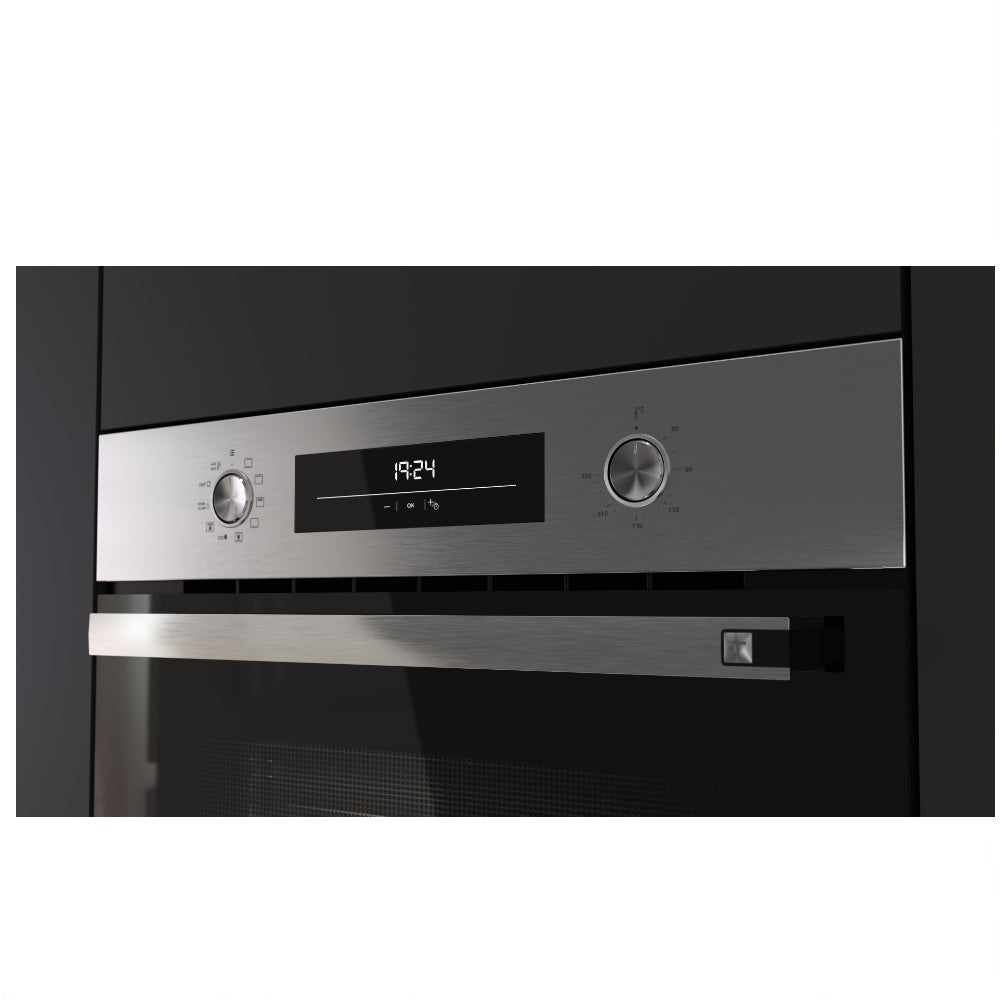 Cuptor electric Teka NEO HSB 6360 SS, 8 functii, ThermoSeal, HydroClean®, butoane Pop in/out, 60 cm, 70l, A+, Inox anti-pata