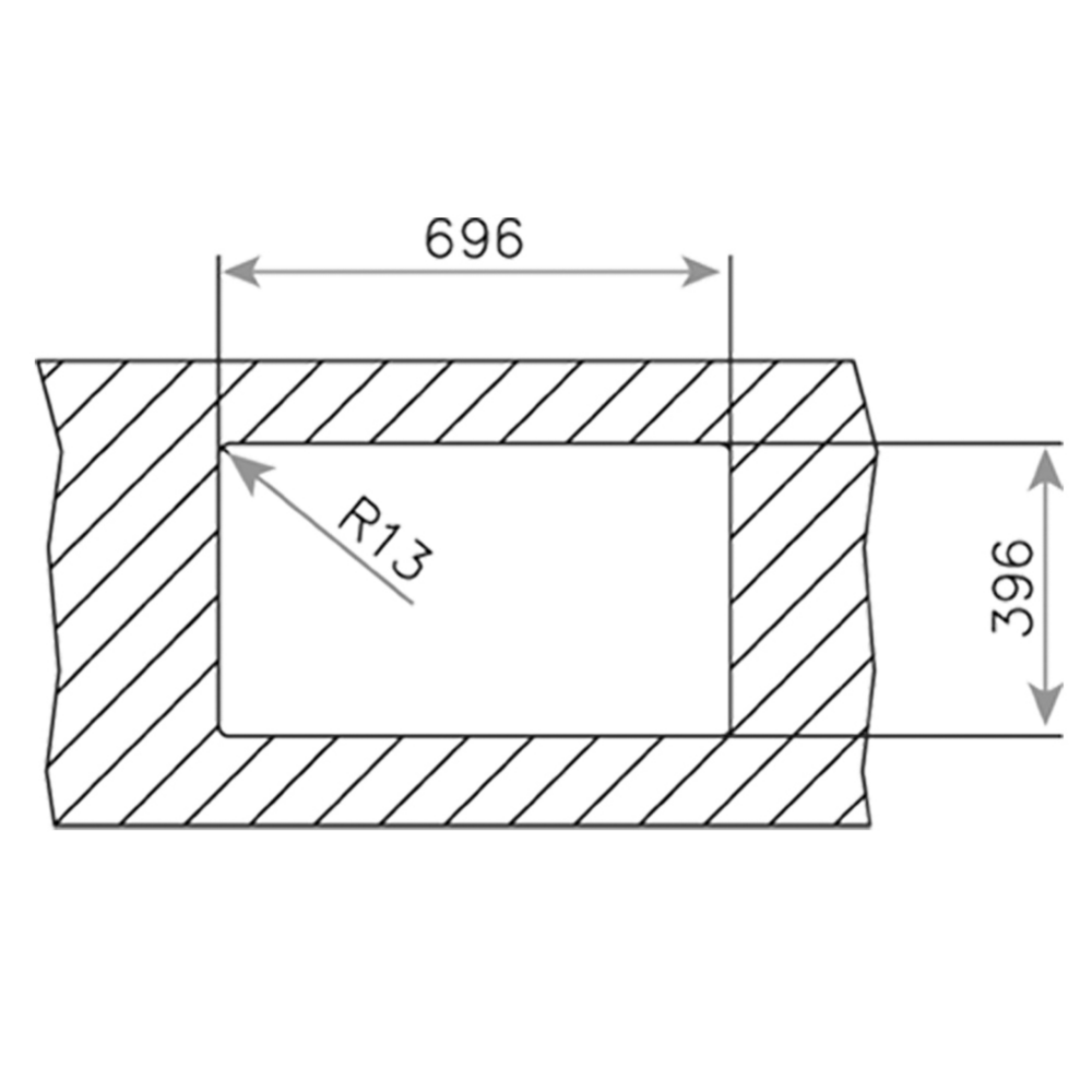 Chiuveta din inox TEKA BE LINEA RS15 2B 740, 740x440mm, montare sub blat, Inox