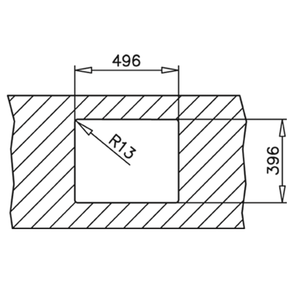 Chiuveta din inox TEKA BE LINEA RS15 50.40, 540 x 440 mm, Undermount, Inox lucios