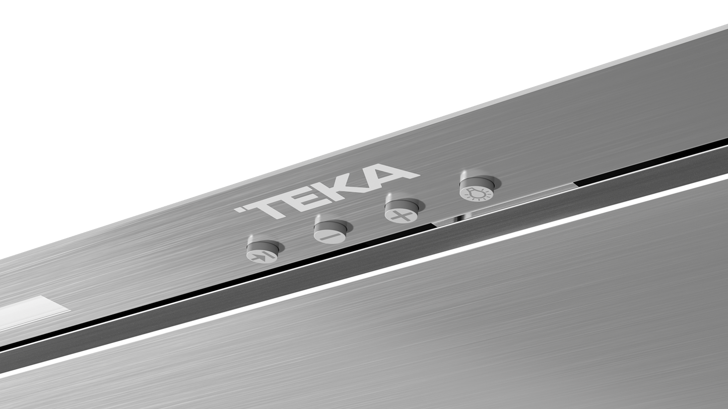 Hota incorporabila, Teka GFL 77760 EOS IX, Sistem de extractie perimetrala, 71 cm, Free outlet 735 m3/h, Clasa A+, Inox