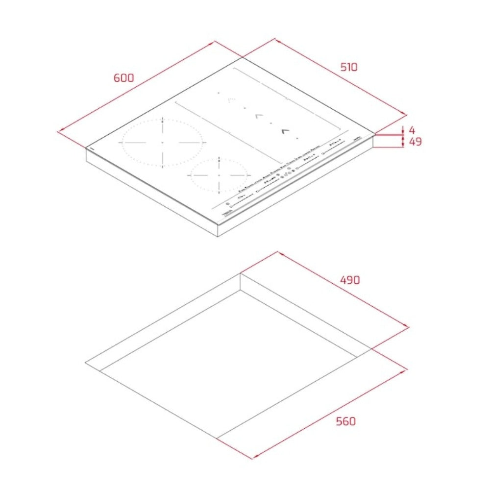 Pachet Cuptor incorporabil Teka HLB 8510 P-M-Pizza, 70 litri, Piroliza, HydroClean PRO plus Plita electrica cu inductie, Teka IZS 66800 MST BK , 4 arzatoare, 60 cm, Sticla Neagra