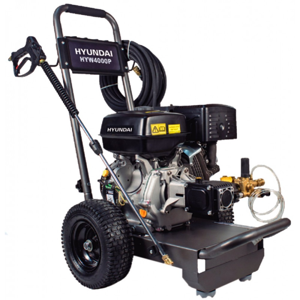 Masina de curatat cu presiune pe benzina, profesionala, HYUNDAI HYW4000P, 14 cp, 270 bari, 15 l/min