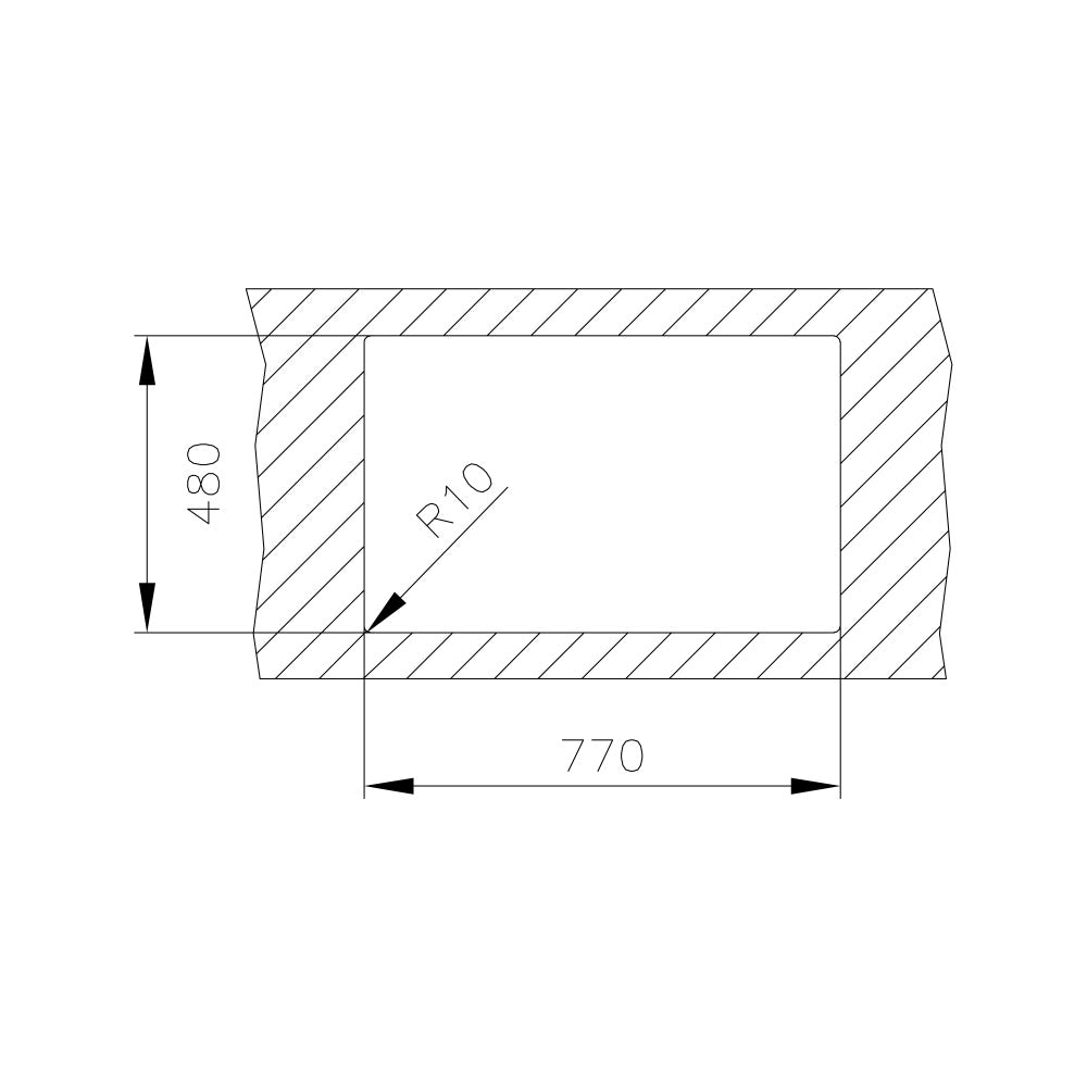 Chiuveta din inox Teka UNIVERSE 2B 80, 790 x 500 mm, 2 cuve, inox