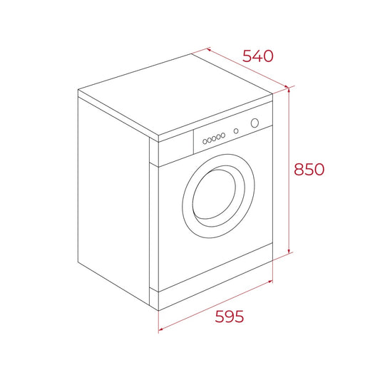 Masina de spalat rufe, nu incorporabila, Teka WMK 70940 DSS, 9 kg, 1400 rpm, 14 programe de spalare, Motor inverter, 60 cm, clasa A, Neagru/Inox