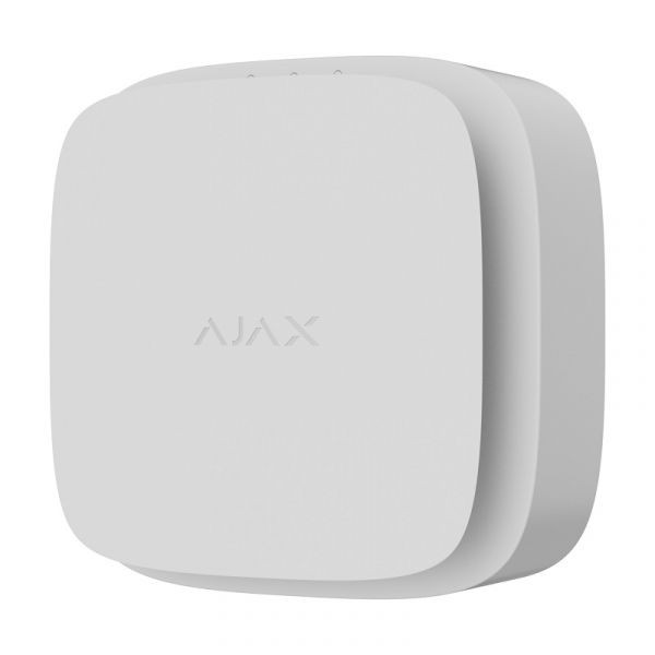 Detector Wireless de fum și temperatură Ajax FireProtect 2 RB (Heat/Smoke) Alb