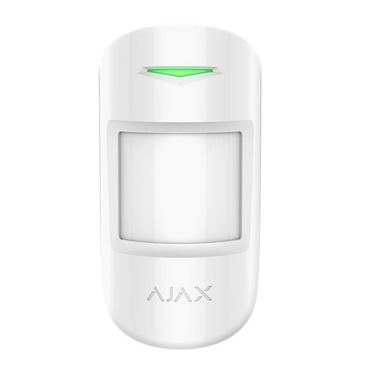 Detector de Mișcare si Geam Spart Wireless Ajax CombiProtect Alb