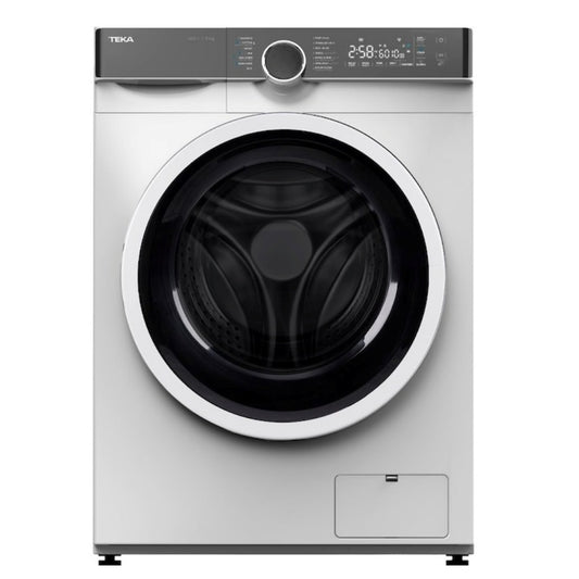 Masina de spalat rufe nu incorporabila, Teka WMK 70940 WH, 9 kg, 1400 rpm, 14 programe de spalare, Motor inverter, 60 cm, clasa A, Alba