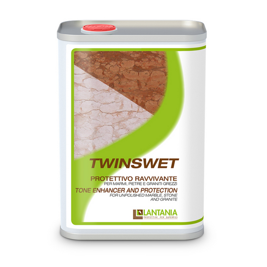 Solutie impermeabila cu effect de umed, Lantania Twinswet, pentru marmura, piatra si pavaj, 1 litru