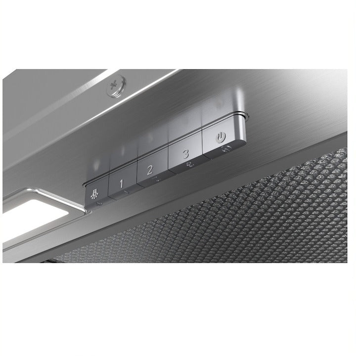 Hota incorporabila, integrata, Teka GFI 63030 KOS IX, 60 cm, 316 m3/h, clasa D, Inox/sticla neagra