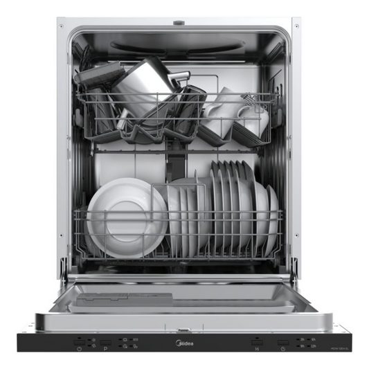 Masina de spalat vase, complet incorporabila Midea MDW 12E4 SL, 60 cm, 12 seturi, 4 programe, Clasa E