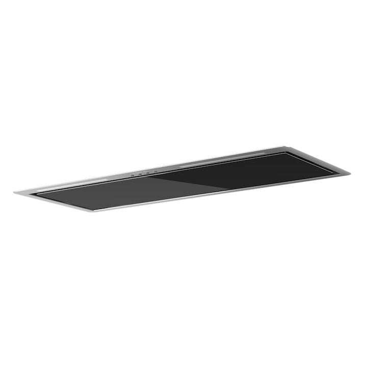 Hota incorporabila Teka GFL 77651 EOS BK, 70 cm, Free Outlet: 735 m3/h, Clasa A+, Inox/cristal negru