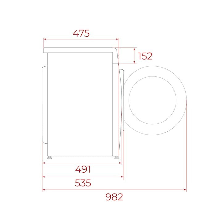 Masina de spalat rufe free-standing Teka WMK 40840 EU SS, 8 kg, 1400 rpm, 15 programe de spalare, motor inverter 60 cm, Clasa A, negru inox