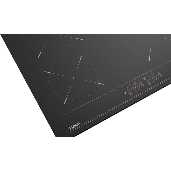 Plita electrica cu inductie Teka IBC 64000 TTC, 6 zone, 60 cm, sticla neagra