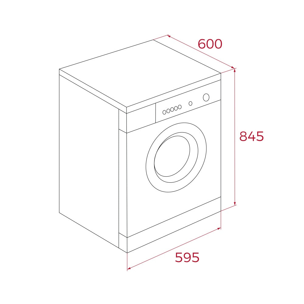 Uscator de rufe free-standing Teka SHK 70840 WH cu Pompa de caldura prin condensare, 8 kg, 14 programe, A++, alb