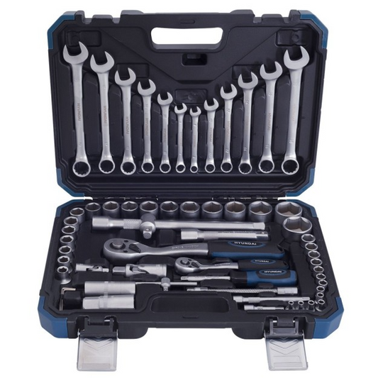 Trusa chei tubulare si chei combinate HYUNDAI HY-59656, 61 buc