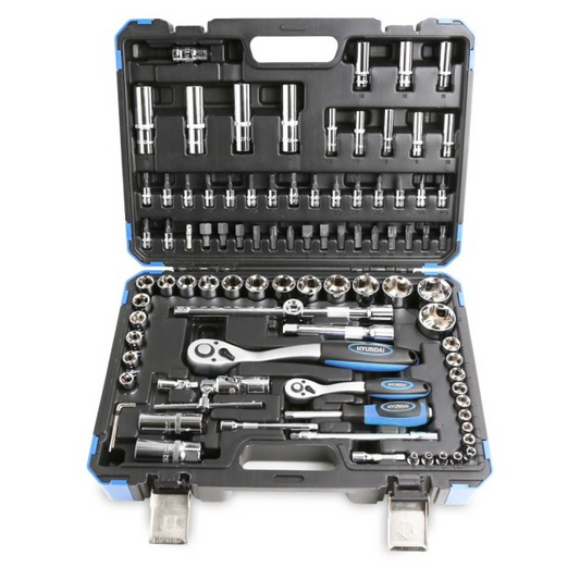 Trusa chei tubulare si biti HYUNDAI HY-59655, 1/4, 1/2, 94 buc