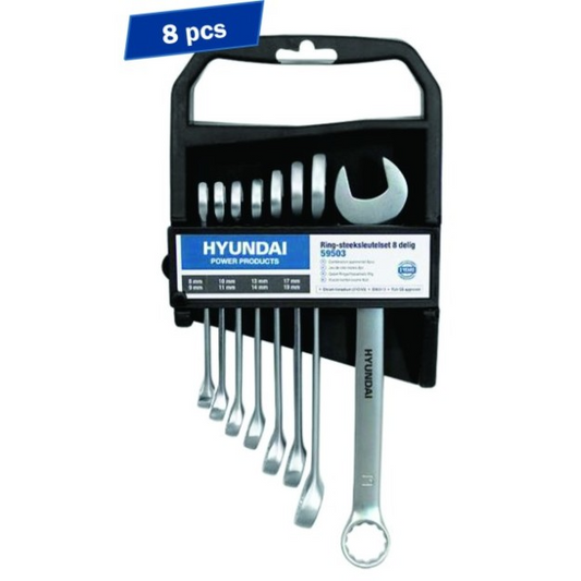 Set 8 chei combinate HYUNDAI HY-59503, 8-19