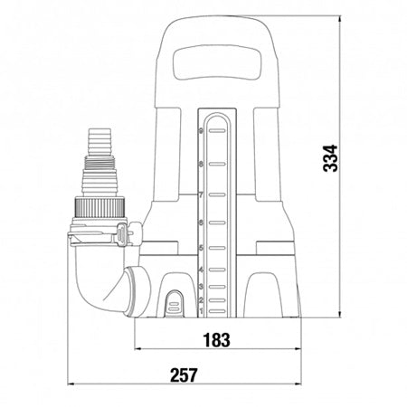 Pompa sumersibila Gardena pentru apa curata, 11000 l/h Aquasensor, 9034