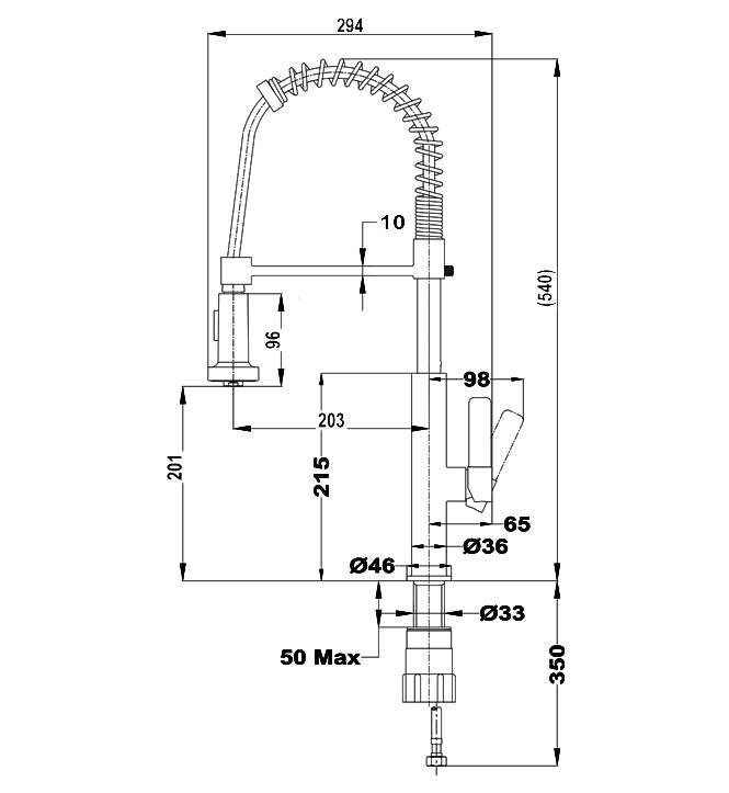 Baterie de bucatarie Teka FOT 939, cu ţeavă înaltă, rotativă, flexibilă, Crom
