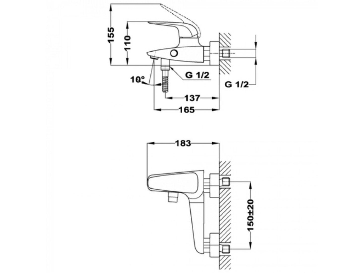 Baterie cada/dus, Teka ITACA, crom