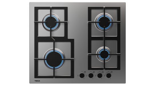 Plita pe gaz Teka EFX 60.1 4G AI AL CI,6 zone de gatit, 60 cm, Inox