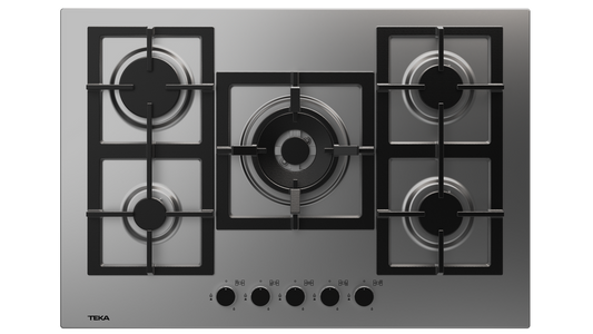 Plita pe gaz Teka EFX 70.1 5G AI AL DR CI,5 zone de gatit, 70 cm, Inox