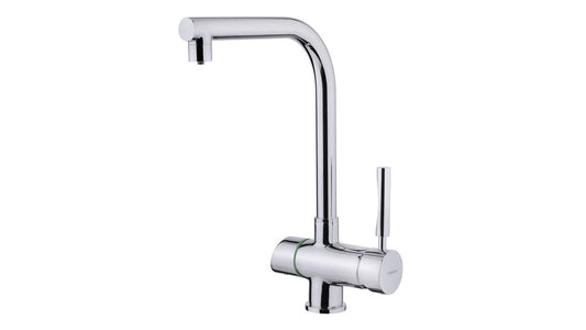 Baterie de bucatarie Teka OS 206, cu ţeavă înaltă, cu functie de filtrare, crom