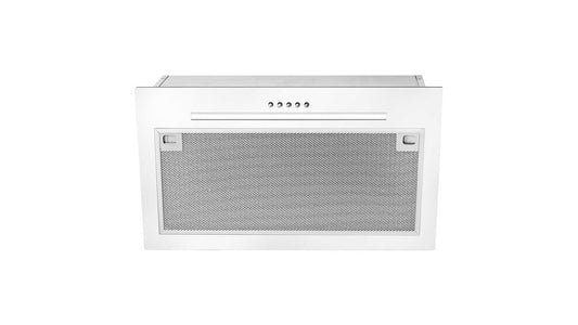 Hotă incorporabila, Teka GFG 2 W, motor cu turbină dublă, 55 cm, Sticlă alba