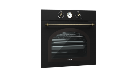 Cuptor electric Teka HRB 6300 AT , cu funcţie SurroundTemp, 60 cm, 70l, Antracit Alamă