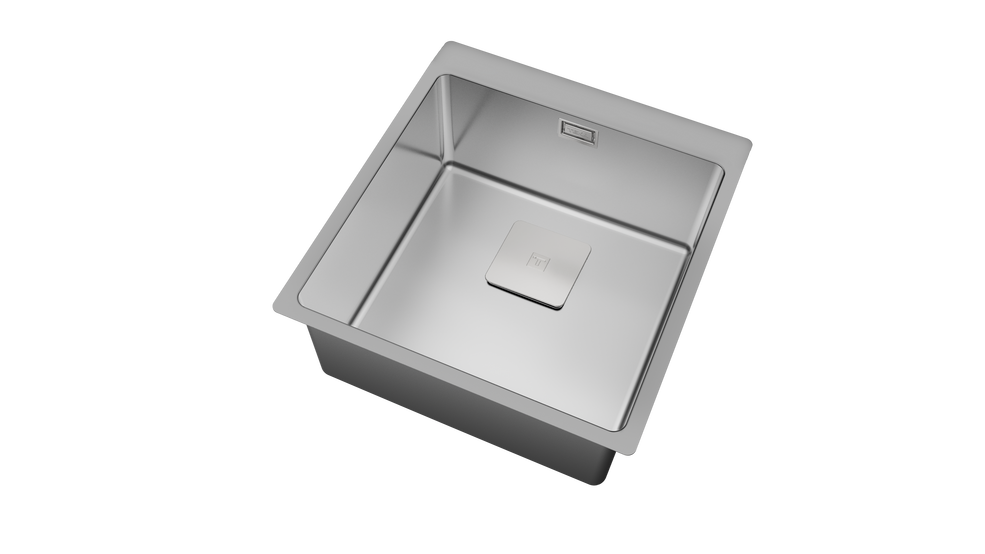 Chiuveta din inox Teka FORLINEA RS15 40.40, 1 cuva, 440 mm x 500 mm, inox lucios